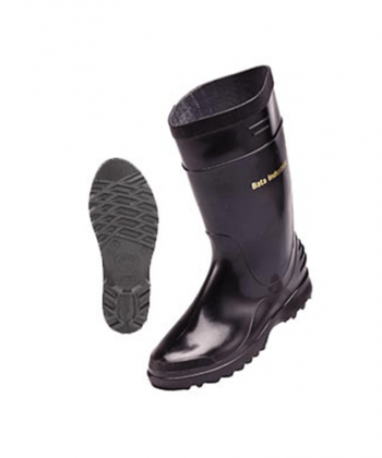 black gumboots